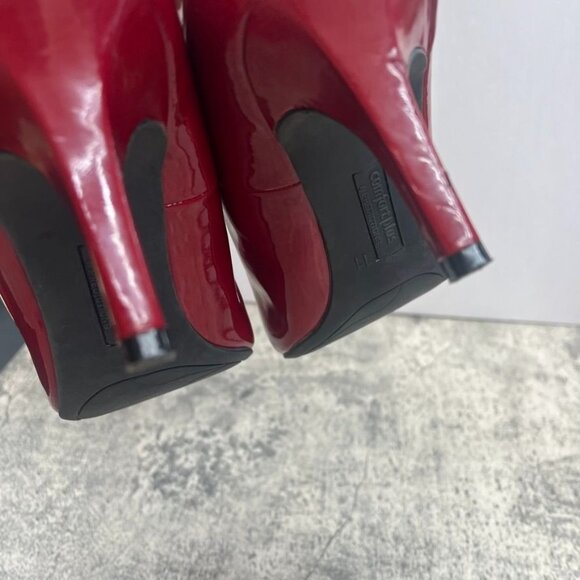 🛑SOLD🛑 Comfort Plus Predictions Red Patent Leather Round Toe Pumps Size 11 - Picture 9 of 14